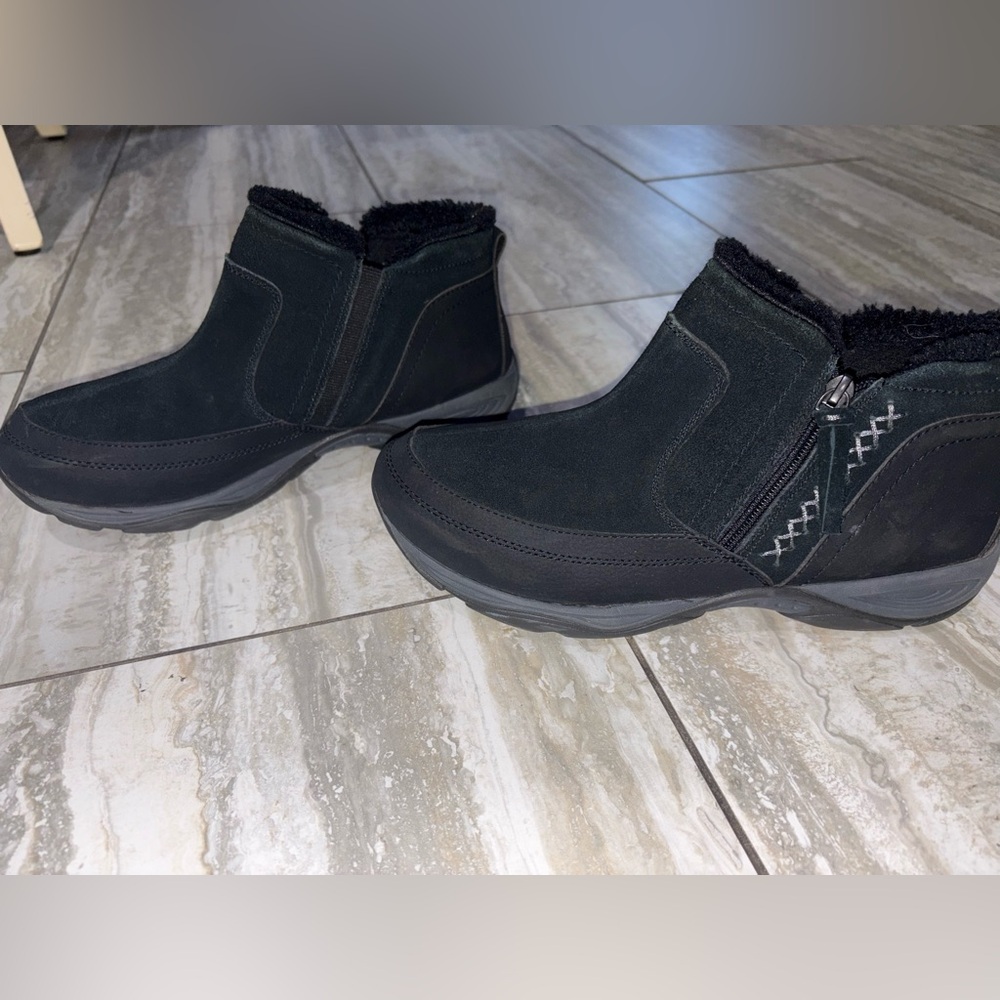 Easy Spirit Women’s Size 10 Epic Black Winter Ankle Boots Cute Shoes Booties